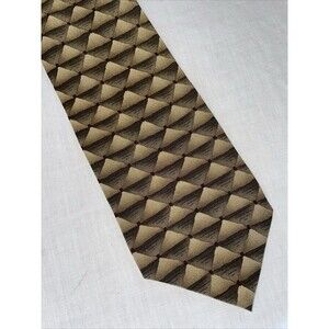 Grateful Dead Horizon 14th Set Men’s Dress Tie Sz 58” Green Geometric 100% Silk